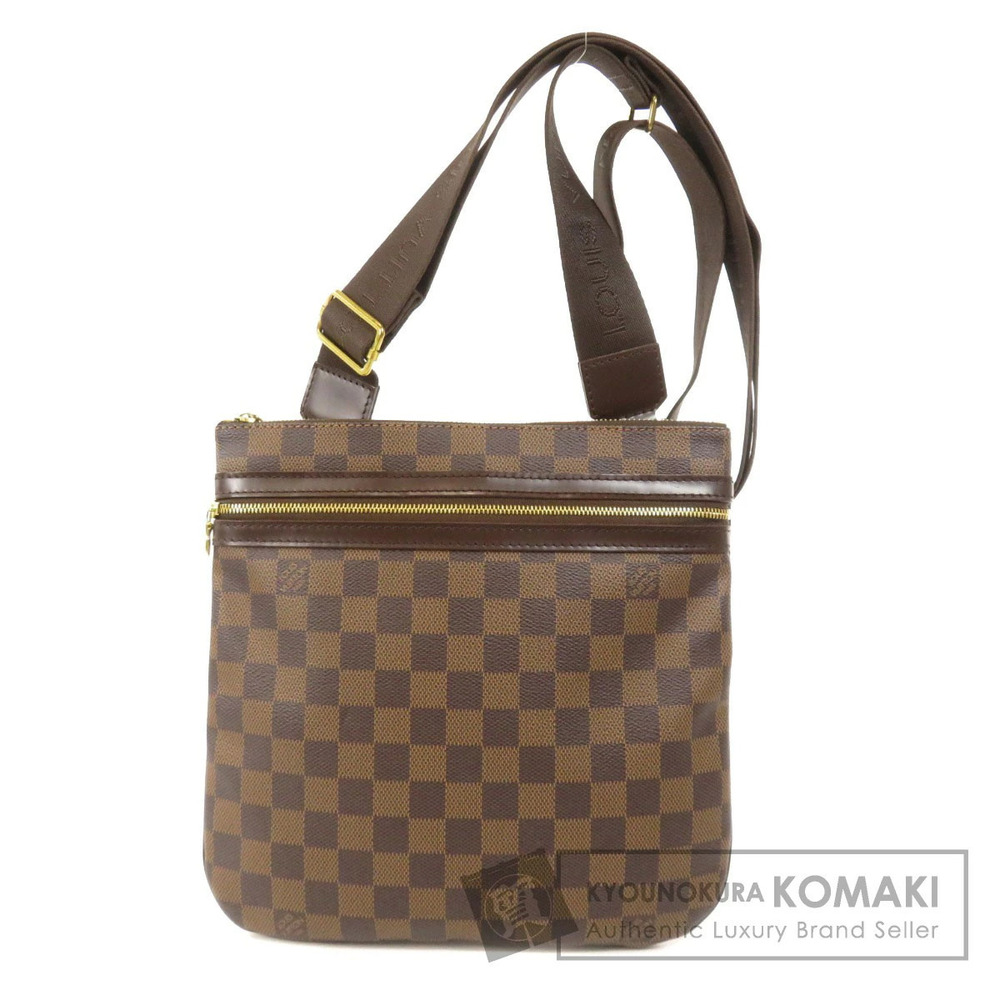 Louis Vuitton Pochette Bosphore Damier Ebene Brown Shoulder Bag Canvas